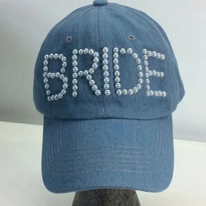 Denim Pearl Bride 👰 Cap